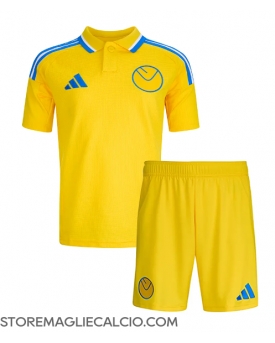 Leeds United Maglia Gara Trasferta Repliche 2024-25 Bambino Maniche Corte